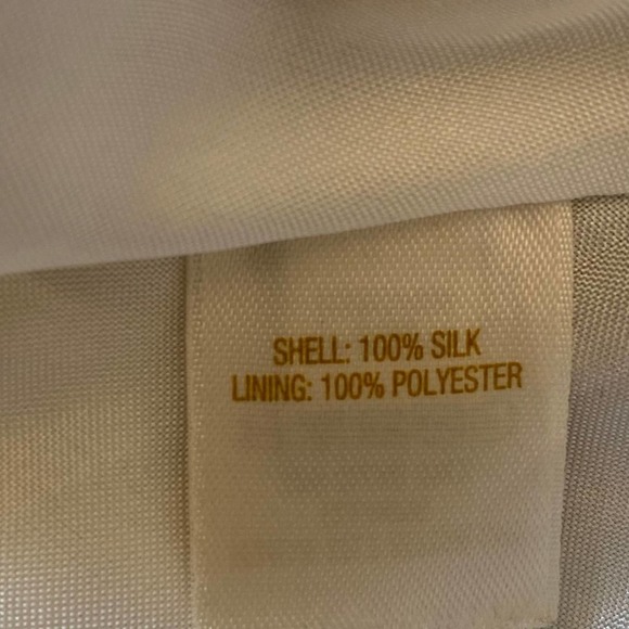 Kate Spade Skirt the Rules Silk Cream Striped A-Line Skirt 2 - Picture 10 of 11